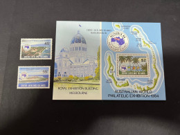 9-11-2023 (stamps) Cocos (Keeling) Islands - AUSIPEX 84 Stamp Show (2 Stamps + 1 M/s) - Cocos (Keeling) Islands