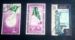 Egypt 1947 _ 54, Set Of 3 Mint Stamps Of The Evacuation, MNH - Ungebraucht