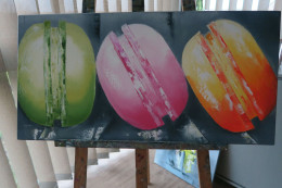 Macarons /peinture à L'huile - Huiles