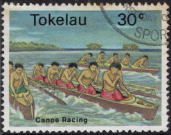 TOKELAU 1978 QEII 30c Multicoloured, Caneo Racing SG68 FU - Tokelau