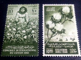 Egypt 1947, Set Of The Mi 324 Egyptian Cotton And Cotton Congress 1951، MNH - Unused Stamps