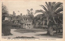 ETATS UNIS - California - Los Angeles - Otis Art Gallery, Wilshire Boulevard - Palmiers - Carte Postale Ancienne - Los Angeles