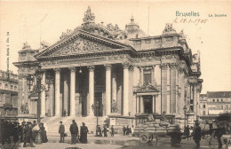 BELGIQUE - Bruxelles - La Bourse - Animé - Carte Postale Ancienne - Otros & Sin Clasificación