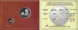 Celebrate Diwali W/ Silver Proof Coins In Sealed Cover, 150 Yrs Of Income Tax In India 2010 - Andere - Azië