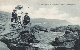 ITALIE - Liguria - Bordighera - Sur Les Rochers Du Cap Sant'Ampeglio - Carte Postale Ancienne - Autres & Non Classés