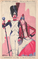 PUBLICITE - Le Théâtre Lyrique - J Offenbach - La Fille Du Tambour Major - Maison De Ricqlès - Carte Postale Ancienne - Peintures & Tableaux
