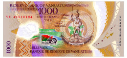 VANUATU COMMEMORATIVE 1000 VATU 2020 Pick W21 Unc - Vanuatu