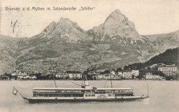 SUISSE - Schwyz - Brunnen - La Vapeur Schiller - Carte Postale Ancienne - Sonstige & Ohne Zuordnung