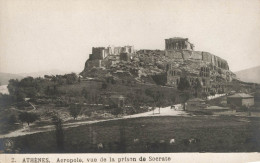 GRECE - Athènes - Acropole Vue De La Prison De Socrate - Carte Postale Ancienne - Greece