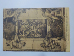 VATICANO    Cappella Sistina   Michelangiolio  "Il  Sacrificio Di Noé ; Attorno Quattro Figure Decorative" - Vatican