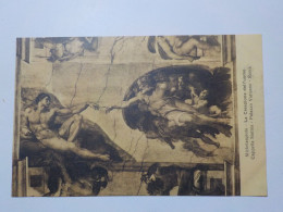 VATICANO    Cappella Sistina   Michelangiolio  "La Creazione Dell' Uomo" - Vatican