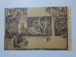 VATICANO    Cappella Sistina   Michelangiolio   "L'ebbrezza Di Noé; Attorno Quattro Figure Decorative" - Vatican