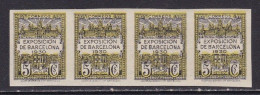 1929 - España - Barcelona - Edifil 4s - Sin Dentar - Bloque 4 - Exposicion De Barcelona 1930 - MNH - Barcelona