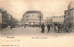 BELGIQUE - Bruxelles - Place Liedts à Schaerbeek - Animé - Carte Postale Ancienne - Squares