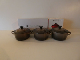 (c7) Le Creuset Lot Mini-cocottes (17) - Autres & Non Classés