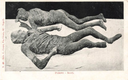 ITALIE - Pompei - Morti - Deux Corps - Carte Postale Ancienne - Pompei