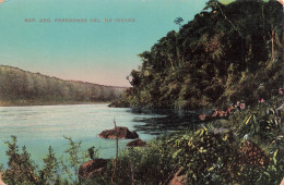 ARGENTINE - Rep Arg - Paredones Del Rio Iguazu - Lac - Colorisé - Carte Postale Ancienne - Argentina