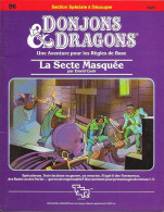 D&D Scénario B6 - La Secte Masquée - TSR - 1984 TB - Donjons & Dragons