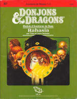 D&D Scénario B7 - Rahasia - TSR - 1984 TB - Dungeons & Dragons