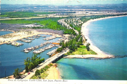 PUERTO RICO, SAN JUAN, PORT, BOATS, BRIDGE, BEACH, CARS, ANTILLES - Puerto Rico