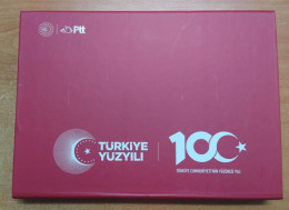 AC - TURKEY PORTFOLIO STAMPS CENTENARY OF THE REPUBLIC OF TURKIYE S/SERIES NUMBERED BLOCK SHEET & STAMP MNH ANKARA 2023 - Ongebruikt