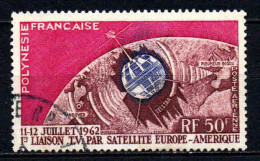 Polynésie - 1962 - Télécommunications Spatiales  - PA 6  - Oblit - Used - Used Stamps