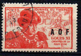 AOF - 1945 -  Journée Du Timbre - Louis XI   - N° 23  - Oblit - Used - Used Stamps