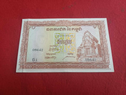 CAMBODGE / CAMBODIA/ Banknotes  10 Riels 1956 - Cambodge