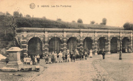 BELGIQUE - Herve - Les Six Fontaines - Animé - Enfants - Carte Postale Ancienne - Herve