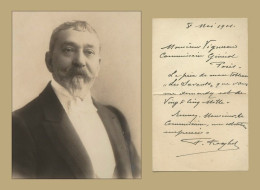 Ferdinand Roybet (1840-1920) - Peintre Français - Lettre Autographe Signée - Pintores Y Escultores
