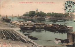 FRANCE - Chalon Sur Saone - Vue Générale Sur La Saône - Colorisé - Carte Postale Ancienne - Chalon Sur Saone