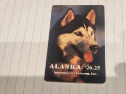 UNITED STATES-ALASKA-(USA-ASK-20)-Quiet Husky-(6)-(26.25)-(12/95)-tirage-1.500-good - Chipkaarten