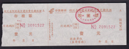 CHINA  CHINE SICHUAN ADDED CHARGE LABEL (ACL)  1.0 YUAN - Other & Unclassified