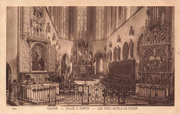 FRANCE - Colmar - Eglise Saint Martin - Les Trois Autels Du Chœur - Carte Postale Ancienne - Colmar