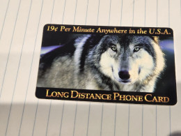 UNITED STATES-LONG DISTANCE PHONE CARD-DOG-(1)-(6512-8301-5615)-(2Q98)-good - Schede A Pulce