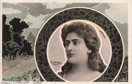 FANTAISIE - Femme - Style Art Nouveau - Bréval - Reutlinger Paris - Carte Postale Ancienne - Mujeres