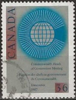 CANADA 1987 Commonwealth Heads Of Government Meeting, Vancouver - 36c - Commonwealth Symbol FU - Gebruikt