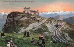 SUISSE - Schwyz - Rigi-Kulm - Lever De Soleil - Colorisé - Carte Postale Ancienne - Sonstige & Ohne Zuordnung
