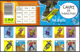 Lussemburgo 2002 Bookleth Fun Sports By Timo - Booklets