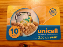 Prepaid Phonecard Switzerland, Unicall - Schweiz