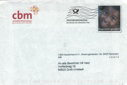 CBM Christoffel Blindenmission Postwurf 64625 Bensheim - Augenlicht Gerettet - Enveloppes Privées - Oblitérées