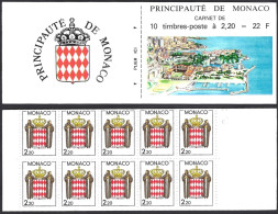 Str. EU-Monaco 1987 Bookleth Coat Of Arms Mnh** - Libretti