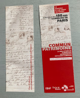 Signet : 150 Ans De La Commune De Paris (BNF Saint Denis - 17x6 Cm) - Other & Unclassified