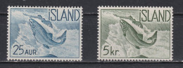 Timbre Neuf* D'Islande De 1959 N°394 Et 297 MH - Ongebruikt