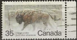 CANADA 1981 Endangered Wildlife - 35c. - American Bison FU - Used Stamps