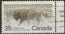 CANADA 1981 Endangered Wildlife - 35c. - American Bison FU - Oblitérés