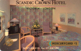 UNITED KINGDOM - GPT - MERCURY - 20MERF - SCANDIC HOTEL £5 (071 834 8123) - [ 4] Mercury Communications & Paytelco