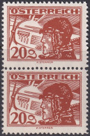 Austria 1930 Sc C18 Österreich Mi 474 Air Post Pair MNH** - Neufs