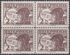 Austria 1925 Sc C12 Österreich Mi 468 Air Post Block MNH** - Unused Stamps