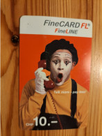 Prepaid Phonecard Switzerland, Fine Line - Clown - Suisse